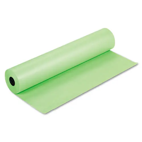 Pacon® Rainbow Duo-Finish Colored Kraft Paper, Lite Green, 36" x 1,000 ft, 35 lb Wrapping Weight