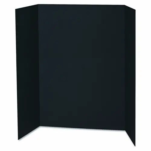 Pacon® Spotlight Corrugated Presentation Display Boards, 48 x 36, Black/Kraft, 24/Carton