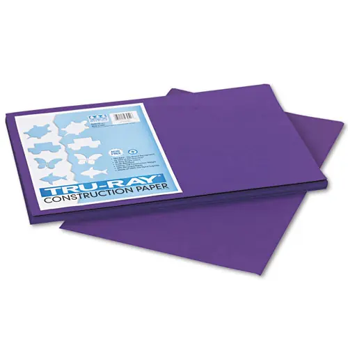 Pacon® Tru-Ray Construction Paper, Purple, 50/Pack
