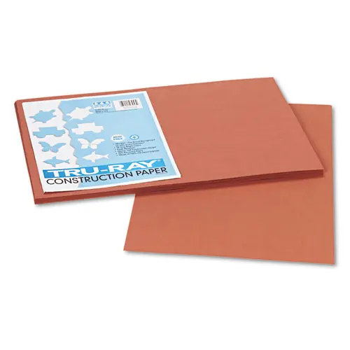 Pacon® Tru-Ray Construction Paper, Warm Brown, 50/Pack