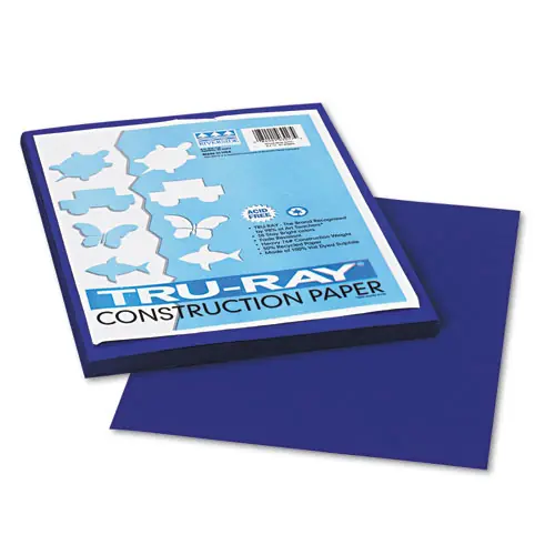 Pacon® Tru-Ray Construction Paper, Royal Blue, 50/Pack