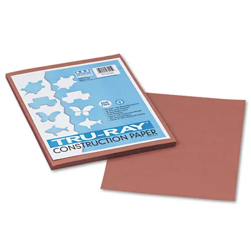 Pacon® Tru-Ray Construction Paper, Warm Brown, 50/Pack