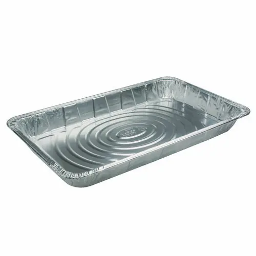 Pactiv Evergreen Aluminum Steam Table Pan, Full-Size Medium, 2.2" Deep, 19.6 x 11.6, 40/Carton