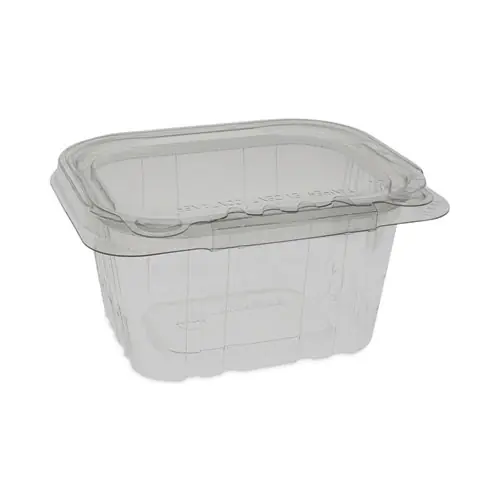 Pactiv Evergreen EarthChoice® Tamper Evident Recycled Hinged Lid Deli Container