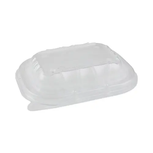 Pactiv Evergreen EarthChoice Entree2Go Takeout Container Vented Lid, Clear, Plastic, 600/Carton