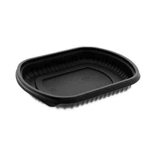 Pactiv Evergreen EarthChoice MealMaster Container, 16 oz, Black, Plastic, 252/Carton