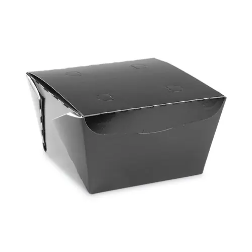 Pactiv Evergreen EarthChoice OneBox Paper Box, Black, 200/Carton