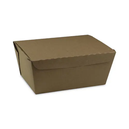 Pactiv Evergreen EarthChoice OneBox Paper Box, Brown, 66 oz, 160/Carton