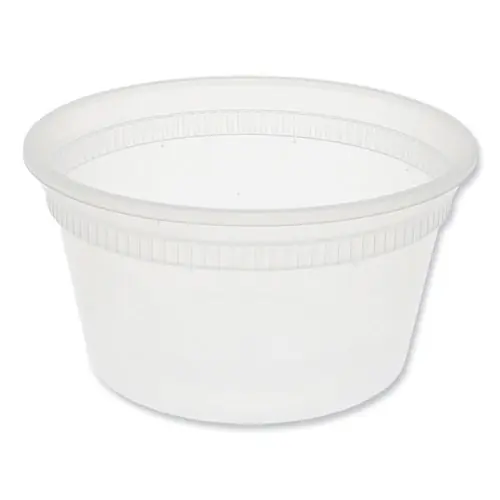 Pactiv Evergreen Newspring DELItainer Microwavable Container, 12 oz, Clear, Plastic, 480/Carton