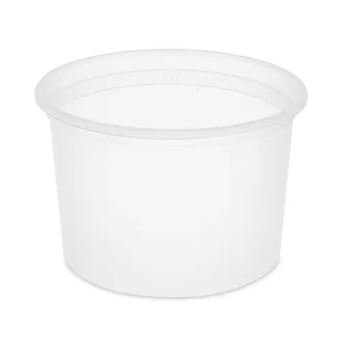 Pactiv Evergreen Newspring DELItainer Microwavable Container, 64 oz, Natural, Plastic, 120/Carton