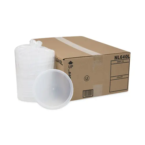 Pactiv Evergreen Newspring DELItainer Microwavable Container Lid, Translucent, Plastic, 120/Carton, Fits L6 Tub Series
