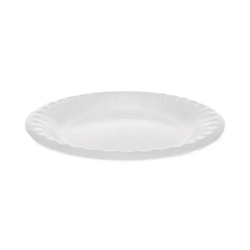 Pactiv Evergreen Placesetter Deluxe Laminated Foam Dinnerware Plate, 6" Diameter, White, 1000/Carton