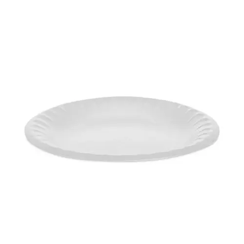 Pactiv Evergreen Placesetter Satin Non-Laminated Foam Dinnerware Plate, 6" Diameter, White, 1000/Carton