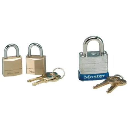 Padlock Brass 3/4" 2 Pack