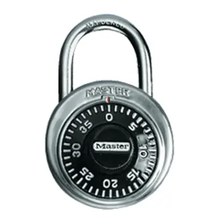Padlock Combination Black Dial