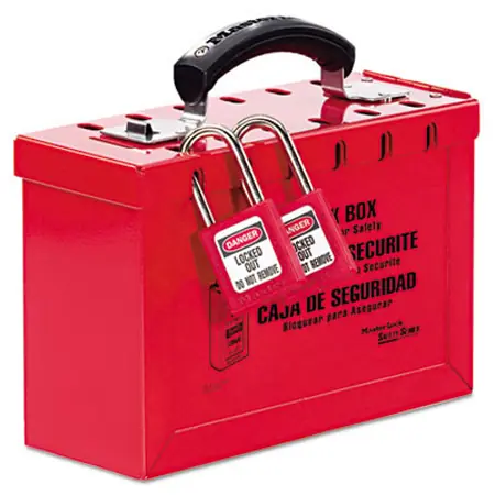 Padlock, Metal Group Lock Box