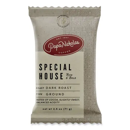 PapaNicholas® Coffee Premium Coffee, Special House Blend, 18/Carton