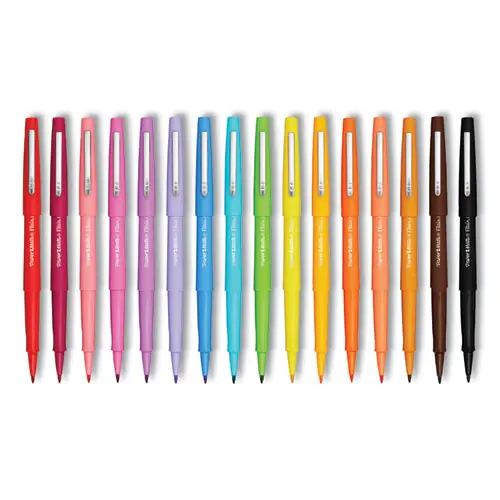Paper Mate® Flair Scented Felt Tip Porous Point Pen, Medium 0.7 mm, Assorted Colors, 16/Pack
