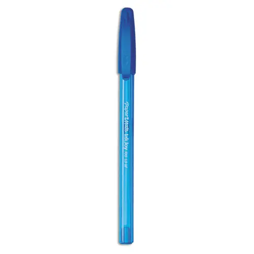 Paper Mate® InkJoy 100 Ballpoint Pen, Medium, Blue Ink, 1 mm, Dozen