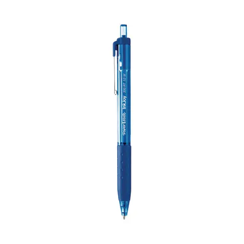 Paper Mate® InkJoy 300 RT Ballpoint Pen, Retractable, Medium 1 mm, Blue Ink, Blue Barrel, 36/Pack