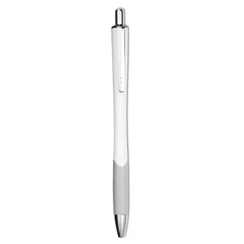 Paper Mate® InkJoy 700 RT Ballpoint Pen, Retractable, Medium, 1 mm, Blue Ink, White/Gray Barrel, Dozen