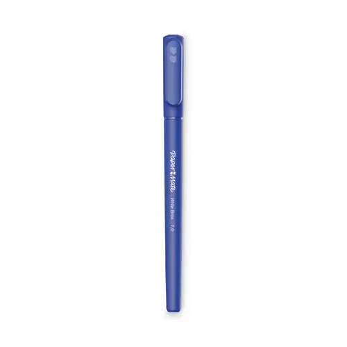 Paper Mate® Write Bros. Ballpoint Pen Value Pack, Stick, Medium 1 mm, Blue Ink, Blue Barrel, 120/Pack