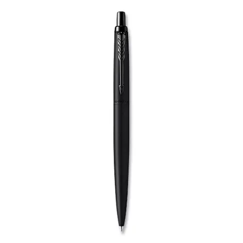 Parker® Jotter XL Ballpoint Pen, Retractable, Medium Point, Blue Ink, Black Barrel