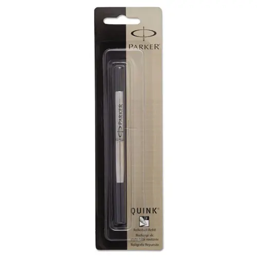 Parker® Refill for Parker Roller Ball Pens, Fine Conical Tip, Black Ink
