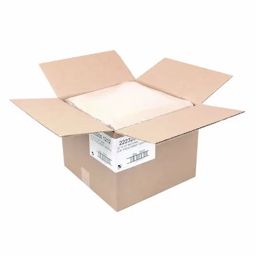 Paterson Grease-Resistant Food Wrap, Natural, 12" x 12", 5,000 Sheets/Carton