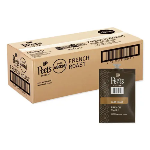 Peet's Coffee & Tea® FLAVIA Ground Coffee Freshpacks, French Roast, 76/Carton