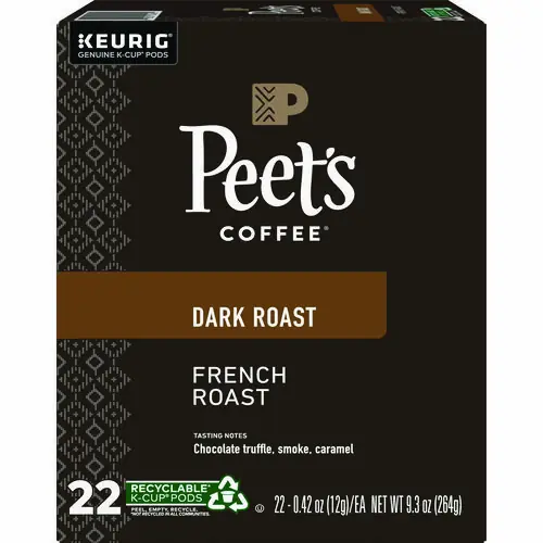 Peet's Coffee & Tea® French Roast Coffee K-Cups, 22/Box