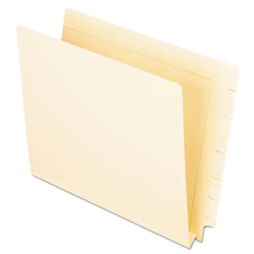 Pendaflex® Manila End Tab Expansion Folders, Straight Tabs, Legal Size, 1.5" Expansion, Manila, 50/Box