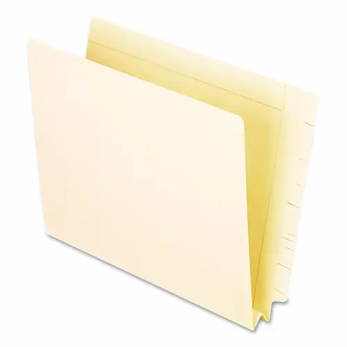 Pendaflex® Manila End Tab Expansion Folders, Straight Tabs, Letter Size, 1.5" Expansion, Manila, 50/Box