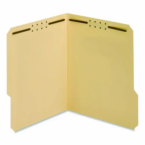 Pendaflex® Manila Fastener Folders, 0.75" Expansion, 2 Fasteners, Letter Size, Manila Exterior, 50/Box