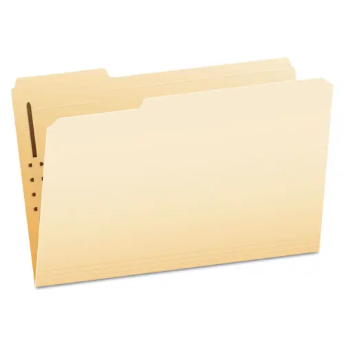 Pendaflex® Manila Fastener Folders, 1/3-Cut Tabs, 1 Fastener, Legal Size, Manila Exterior, 50/Box