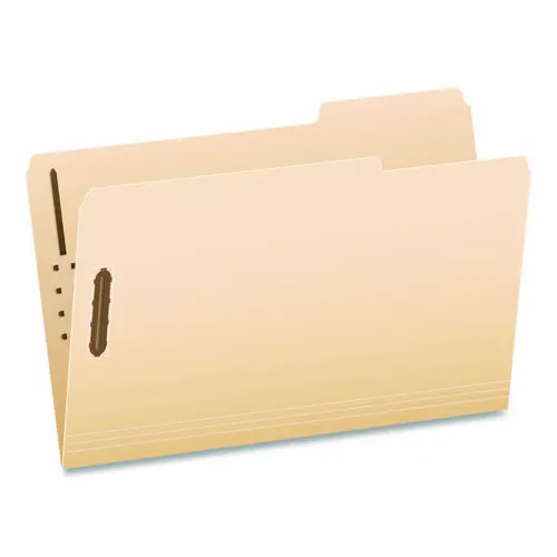Pendaflex® Manila Fastener Folders, Legal Size, 1.5" Expansion, 2 Fasteners, Manila, 50/Box