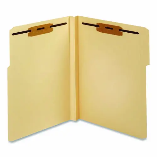 Pendaflex® Manila Fastener Folders, 1.5" Expansion, 2 Fasteners, Letter Size, Manila Exterior, 50/Box