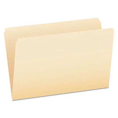 Pendaflex® Manila File Folders, Straight Tabs, Legal Size, 0.75" Expansion, 100/Box