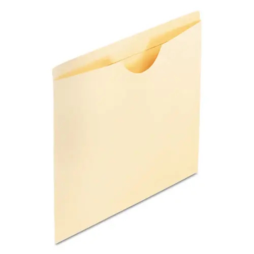 Pendaflex® Manila Reinforced File Jackets, 2-Ply Straight Tab, Legal Size, Manila, 100/Box