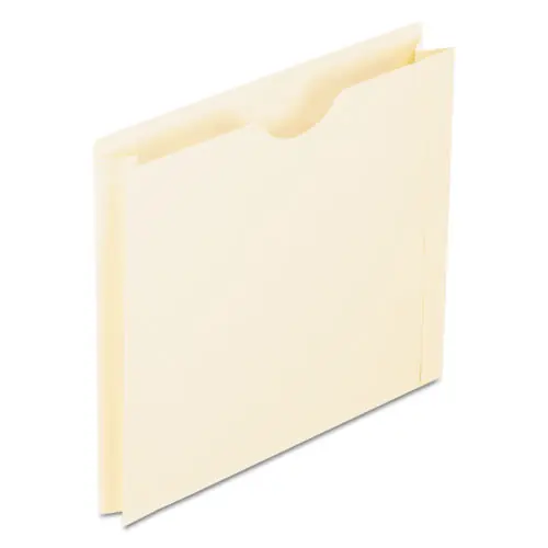 Pendaflex® Manila Reinforced File Jackets, 2-Ply Straight Tab, Letter Size, Manila, 50/Box