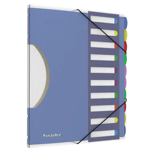 Pendaflex® PileSmart Project Sorters, 10 Sections, Letter Size, Blue