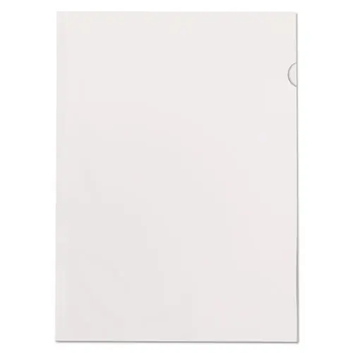 Pendaflex® Poly Color Transparent File Jackets, Letter Size, Clear, 50/Box