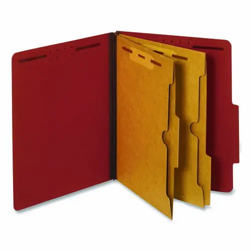 Pendaflex® Pressboard Classification Folders with Full-Pocket Dividers