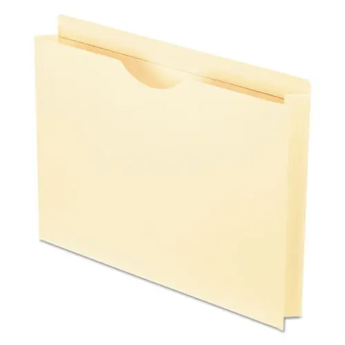 Pendaflex® Smart Shield Reinforced File Jackets, Straight Tab, Letter Size, Manila, 50/Box