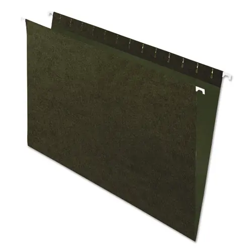 Pendaflex® Standard Green Hanging Folders, Legal Size, Straight Tabs, 25/Box