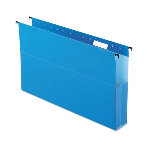 Pendaflex® SureHook Reinforced Extra-Capacity Hanging Box File, Legal Size, 2" Capacity, Blue, 25/Box