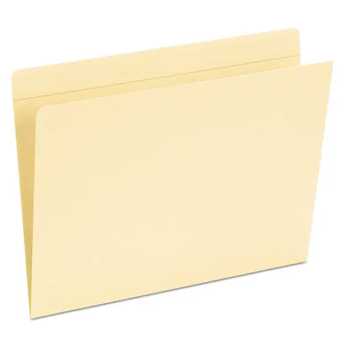 Pendaflex® Top Tab Pocket Folders, Straight Tabs, Letter Size, Manila, 50/Box