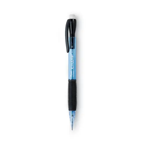Pentel® Champ Mechanical Pencil, 0.7 mm, HB (#2), Black Lead, Blue Barrel, Dozen