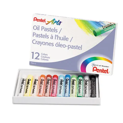 Pentel® Oil Pastel Set With Carrying Case