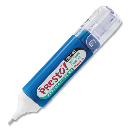 Pentel® Presto! Multipurpose Correction Pen, White, 12 ml